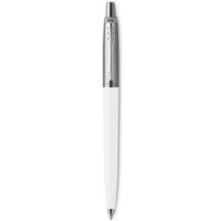 Parker Jotter Ballpoint White Stainless Steel Barrel Pen