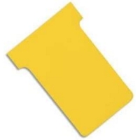 Nobo T-Cards A110 Size 3 Yellow Pack of 100