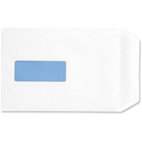 C5 White Window 100gsm Peel and Seal Envelopes Box of 500