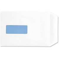 C5 White Window 100gsm Self Seal  Envelopes Box of 50