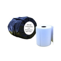 Zebra Compatible White Paper Rolls 101.6mm x 76.2mm