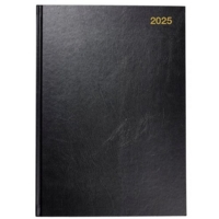 A4 Appointment Page per Day Black, 2026