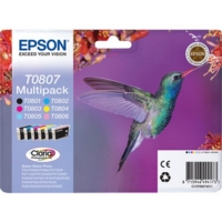 Epson T0807 Ink 460 Pages Multipack