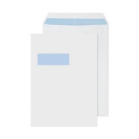 C4 White Window 90gsm Self Seal Envelopes Box of 250