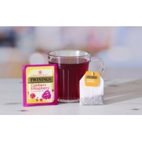 Twinings Cranberry & Raspberry Infusion Tea Bags Box of 20