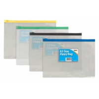 A5 Zip Bag, Clear EACH