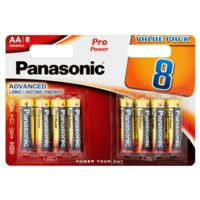 Panasonic Silver AA Batteries 8 Pack