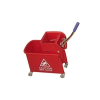'Rapid'  Mobile Mop Bucket, Red