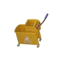 'Rapid'  Mobile Mop Bucket, Yellow