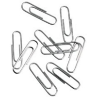 Giant 50mm Metal Paperclips Box of 100