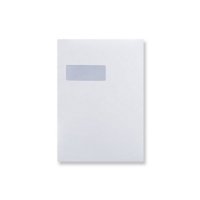 C4 White WINDOW Envelope 25's 100gsm, P/S, LOW USE PACK