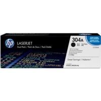 HP CC530AD 304A Toner Cartridg e Black Twin Pack 2x3.5k Page
