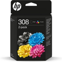 HP 6L6S6UE 308 Printhead Black & Colour 120 Pages