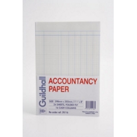 Guildhall Account Paper 298X20 3Mm 16 Cash Column 24 Sheets 3