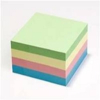 Pastel Sticky Note Cube Pad 75mm x 75mm Pack of 12
