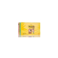 Post-it Super Sticky Rio 76mm 127mm Notes Pack of 6