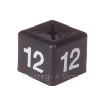 Clothes Cubes, Size 12, Pk50 Black