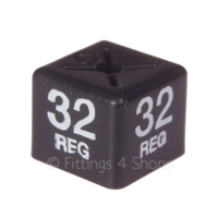Clothes Cubes, Size 32R, Pk50 Black