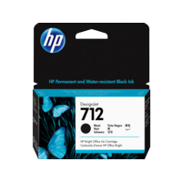 HP 3ED70A 712 Ink Cartridge Black 38ml
