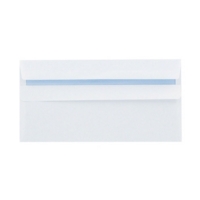 DL White Plain 100gsm Self Seal Envelopes Box of 1.000