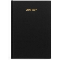 A4 Academic Week to View Diary Black 2026-2027