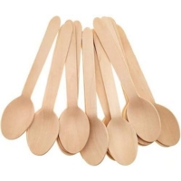 Wooden Cutlery Teaspoons Pack of 100