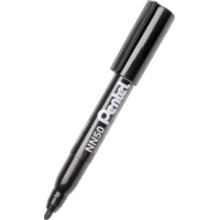 Pentel NN50 Bullet Black Markers Box of 12