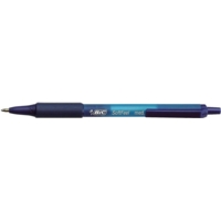 Bic Soft Feel Retractable Ballpoint Pen Blue Box of 12