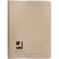 Q-Connect Transfer Pocket File Buff Box of 25