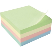 Pastel Sticky Note Cube Pad 75mm x 75mm