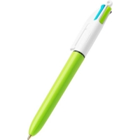 Bic 4 Colour Retractable, FUN Ballpoint Single Pen