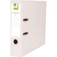 A4 PVC Lever Arch Files White Pack of 10