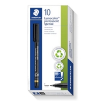 Staedtler Lumocolour 316 Non Permanent Fine Black Box of 10