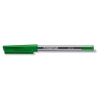 Staedtler Stick Ballpen Medium Green Box of 10