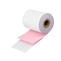 Cash Register Rolls, 76 x 76mm 2 Ply White / Pink