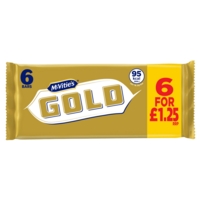 McVities Gold Biscuit Bars 12 sleeves of 6 biscuits McVities Gold Biscuit Bars 12 sleeves of 6 biscuits