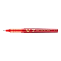 Pilot V7 HiTecpoint Pen Fine Red Ink Box of 12