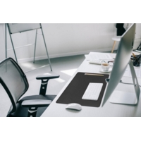 Durable Non-Slip Smooth Desk Mat 53cm x 40cm Black