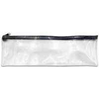 Pencil Case with Zipper Clear Durable Size 12"