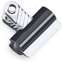 Letter Strong 30mm Black Clips Box of 10