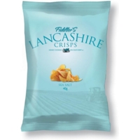 Lancashire Crisps Sea Salt 40g Bags Box of 24