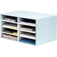 Desktop 8 Part Document Organisation Storage Sorter