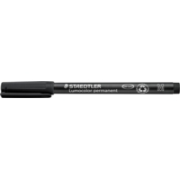 Staedtler Lumocolour Permanent 317 Medium Black Box of 10
