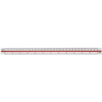 Triangular Scale 30cm Ruler 1:100:200:250:300:400:500