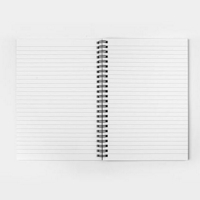 A4 Spiral Card Cover Notebook Pack of 10