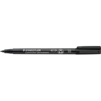 Staedtler Lumocolour Permanent 317 Medium Black Box of 10