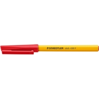 Staedtler Stick Ballpen Fine Red Ink Box of 10