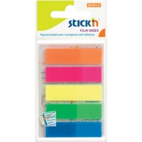 Repositionable Film Index Neon Tabs Pack of 125