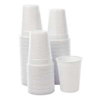 White 7oz Drinking Cups Sleeve of 100