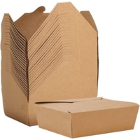 Kraft 900ml Small Food Box 150mm x 120mm x 50mm Pk 50